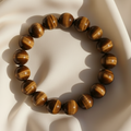 Tiger Eye Round Bead Bracelet