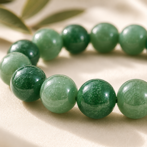 Aventurine Round Bead Bracelet