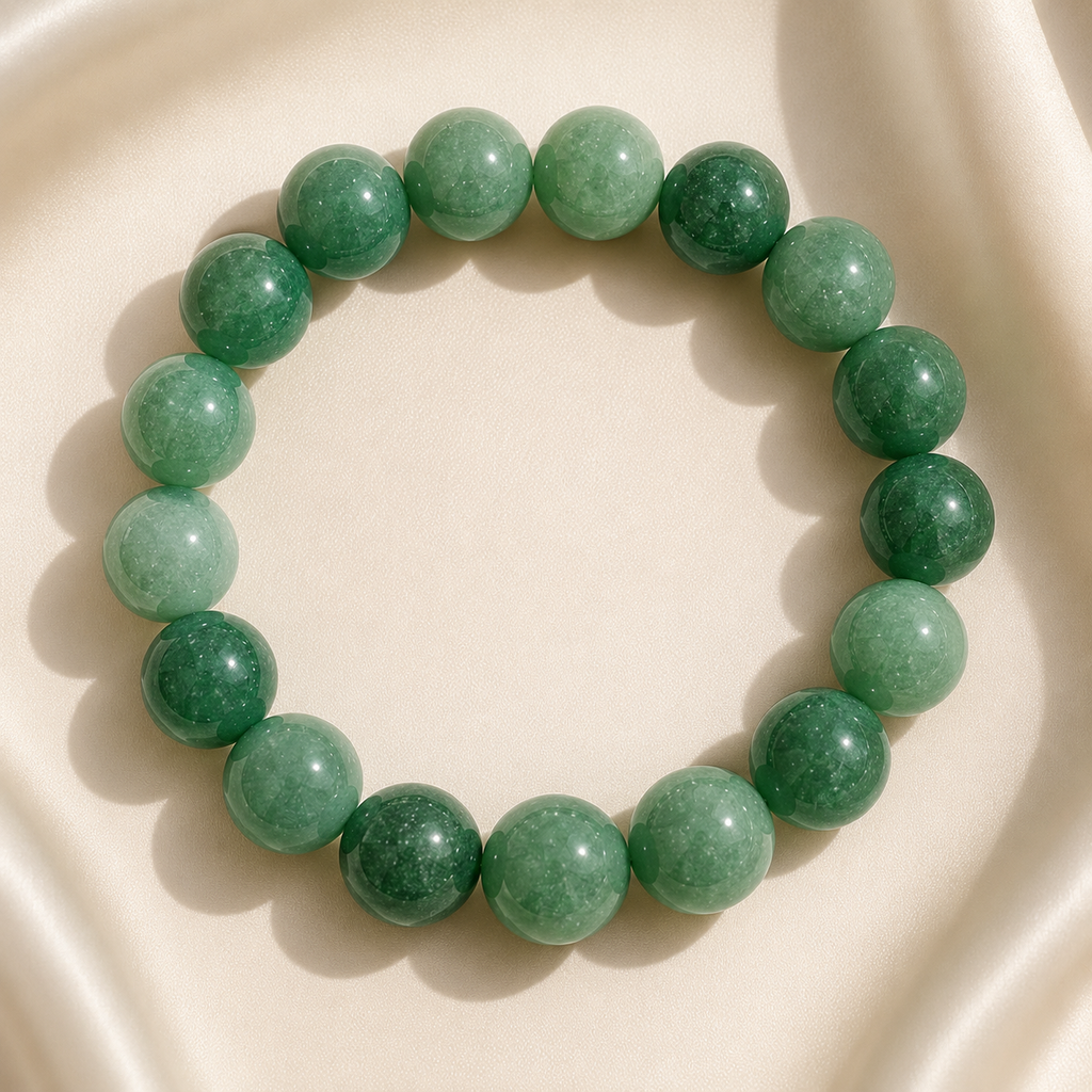 Aventurine Round Bead Bracelet