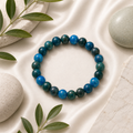 Apatite Round Bead Bracelet