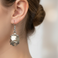 Raw Pyrite Earrings