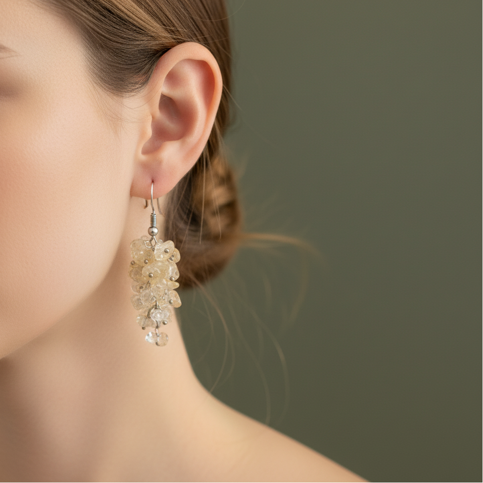 Citrine Chip Earrings