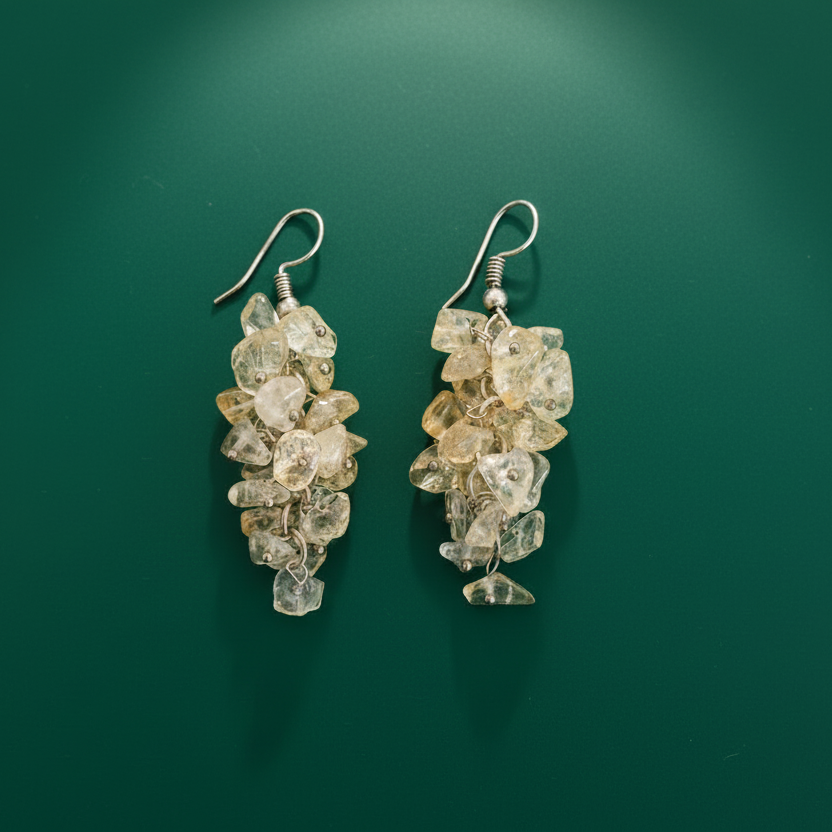Citrine Chip Earrings
