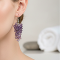 Amethyst Chip Earrings