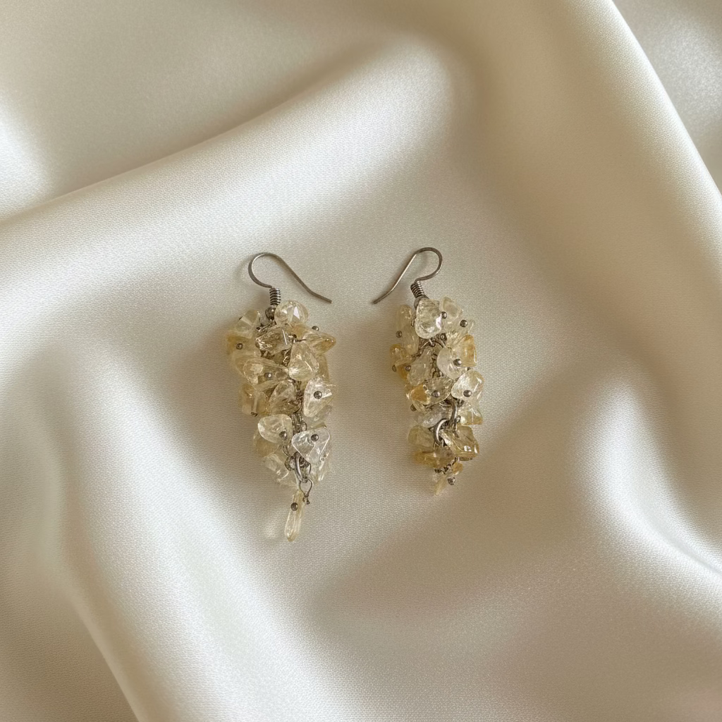 Citrine Chip Earrings