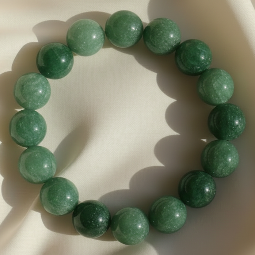 Aventurine Round Bead Bracelet